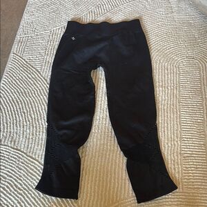 NUX Black Leggings Flattering Fit